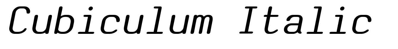 Cubiculum Italic